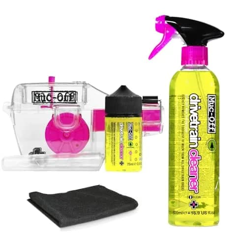 Muc-Off Bio Drivetrain Bike Chain Cleaner 500ml & X-3 Dirty Chain Machine Bundle | Deep Clean Tool with 120 Contact Points thumbnail 1