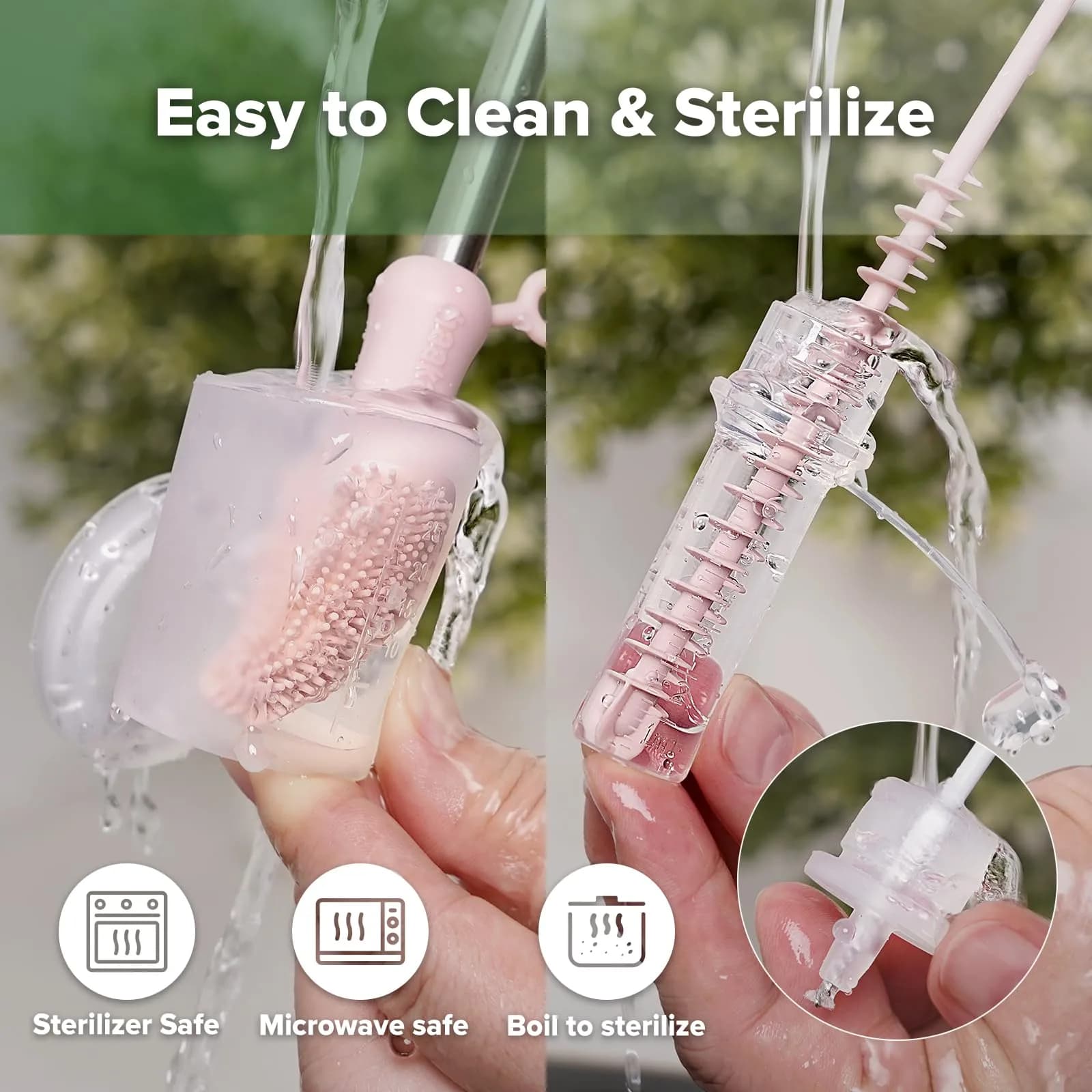 haakaa Silicone Colostrum Collector 6ml (6pcs) & 25ml Lidded Cup | BPA-Free, Reusable, Sterilizable - view 8