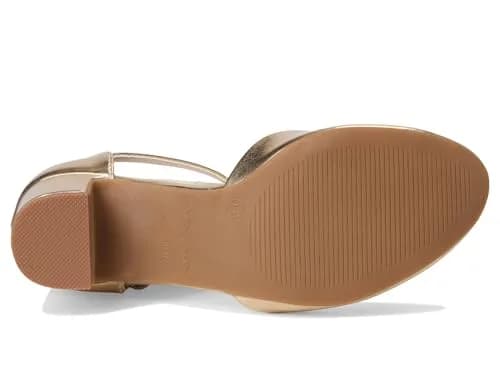 NINA Girls Macey (Little Kid/Big Kid) Gold 1 Medium Little Kid | Elegant dressy pump with crystal buckle thumbnail 3