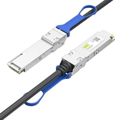 10Gtek 100GbE QSFP28 to QSFP28 Passive Direct Attach Copper Cable 4-Meter | High-Speed Data Center Interconnect thumbnail 2