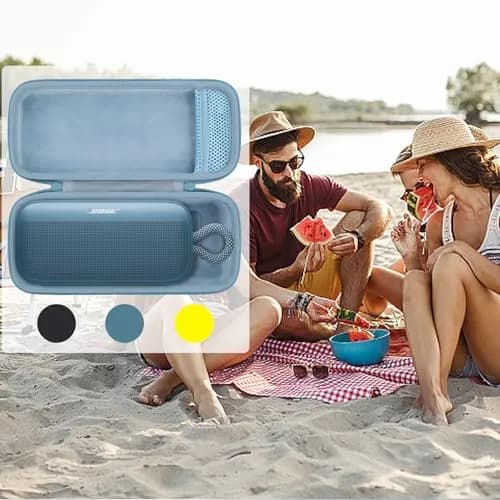 khanka Hard Case for Bose SoundLink Plus Portable Bluetooth Speaker, Blue | Protects Against Water, Shock, and Dust thumbnail 8