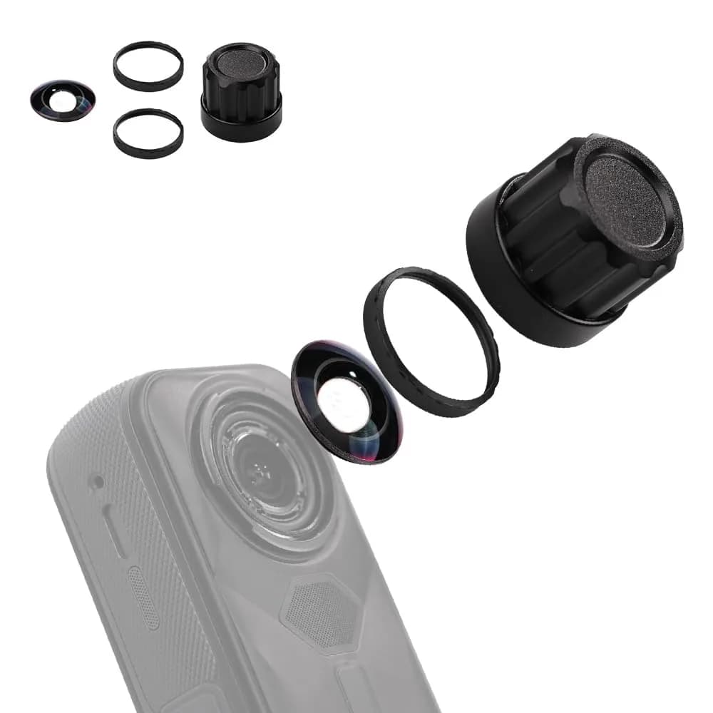 Jakoly Lens Replacement Kit for Insta360 X5 | Optical Glass Cover & Removal Tool, Easy DIY Repair