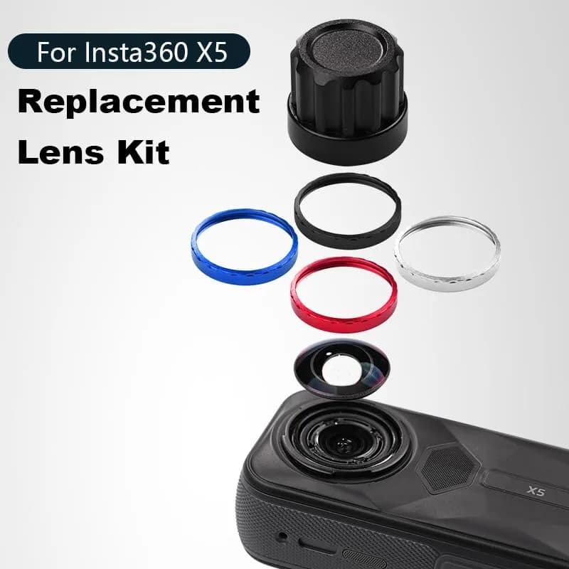Jakoly Lens Replacement Kit for Insta360 X5 | Optical Glass Cover & Removal Tool, Easy DIY Repair thumbnail 11