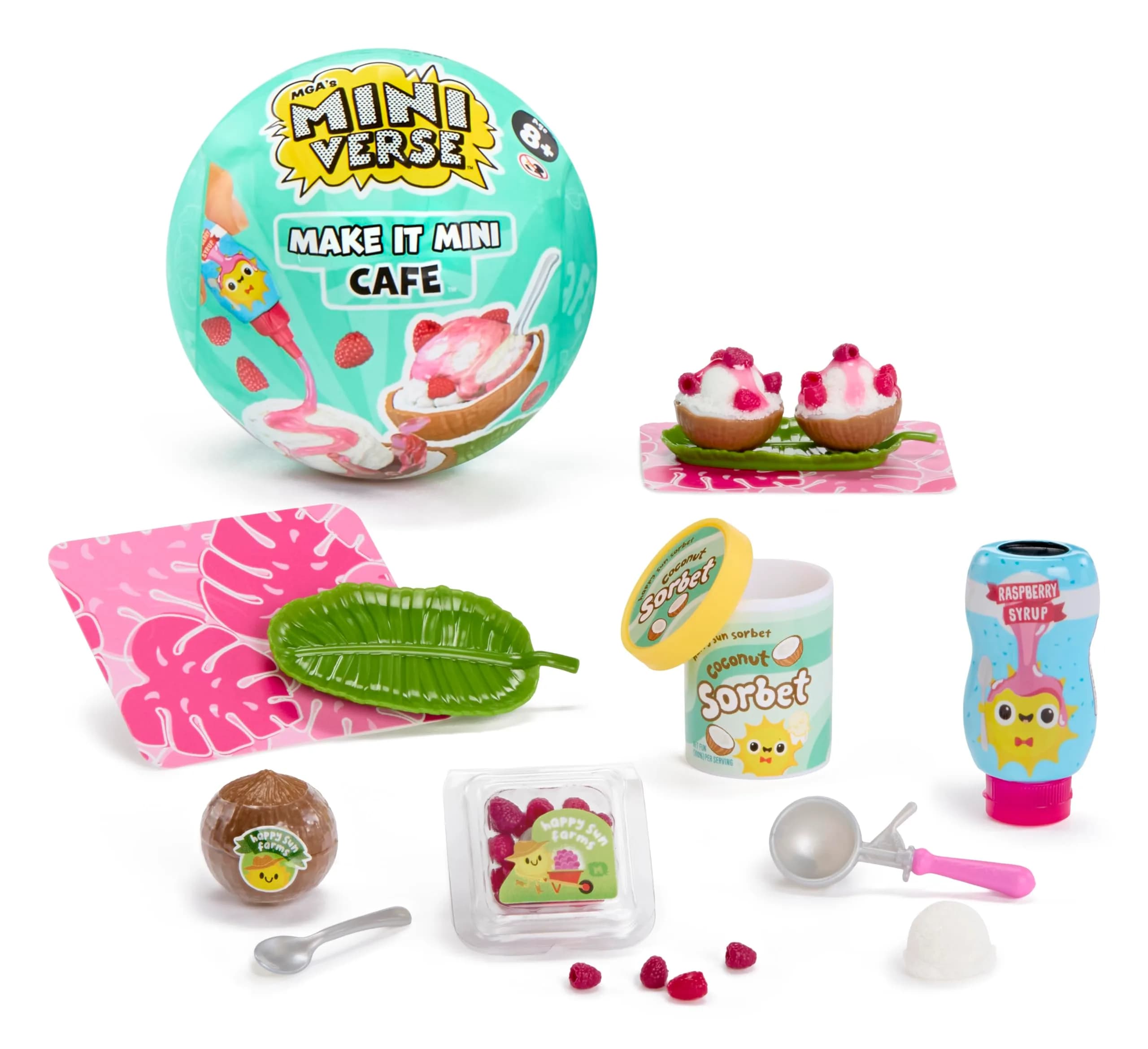 MGA's Miniverse Make It Mini Café Series 6 or Series 7 | DIY Mini Food Mystery Capsule Ages 8+ — Multicolor