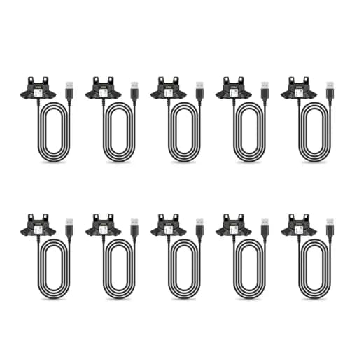 Sicimly 10pcs TC77 USB Charger Cable 1.96m (77.2 inches) | Fast Charging & Data Transfer for Zebra Scanners thumbnail 1