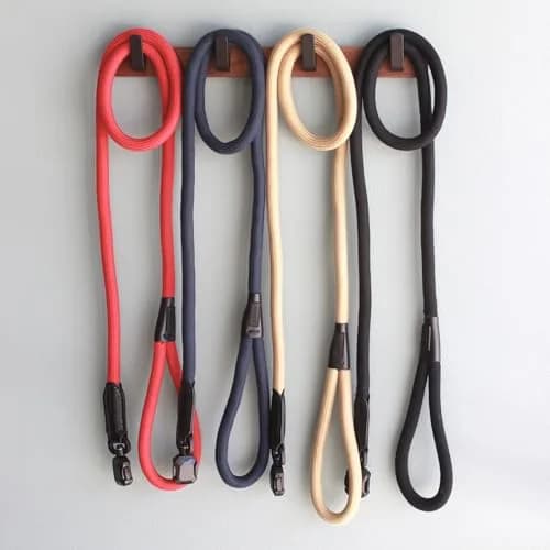 HOOZA Magnetic Rope Leash - Red, Medium | Quick Clip Magnetic Dog Leash with Heavy-Duty Rope thumbnail 9