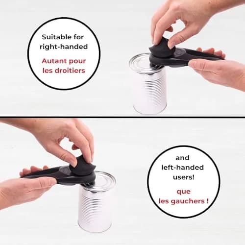 Starfrit MightiCan Can Opener Safe Smooth-Cut Comfort Grip Black | Hygienic & Durable (70-120 chars) thumbnail 6