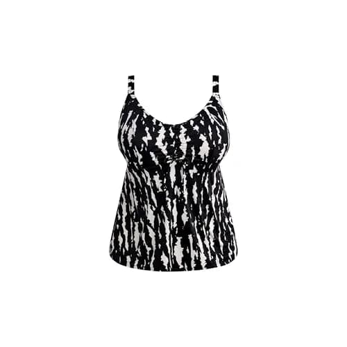 Elomi Swim Echo Shell Wireless Tankini Top 24 | Flared, Lightweight, Adjustable Straps thumbnail 4
