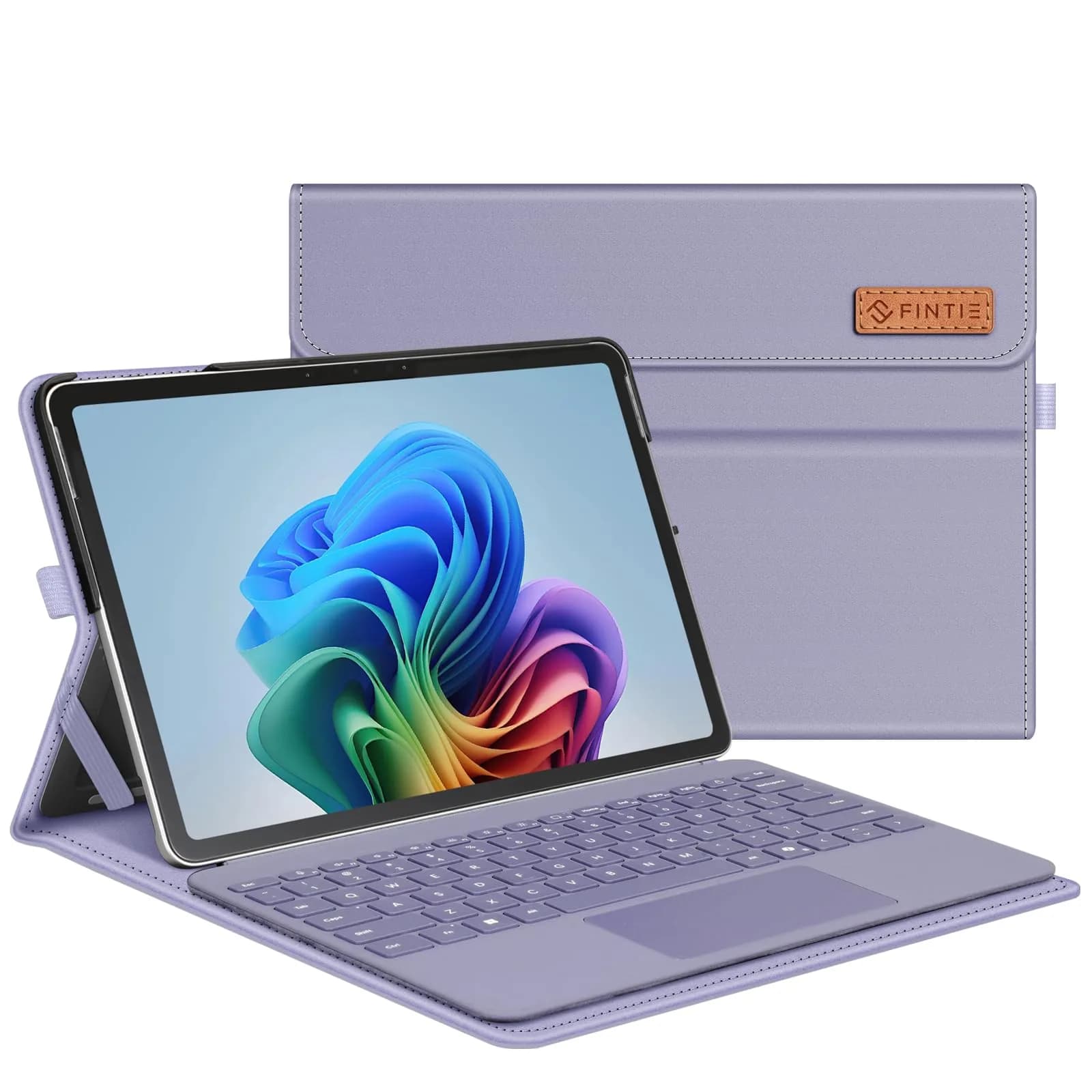 Fintie Portfolio Case for Microsoft Surface Pro 12 inch 1st Edition (2025) Lilac Purple | Multi-Angle Viewing Business Cover with Stylus Holder — Lilac Purple