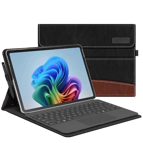 FINTIE Portfolio Case for Microsoft Surface Pro 12 inch 1st Edition (2025) | Multi-Angle Viewing & Premium Synthetic Leather thumbnail 1