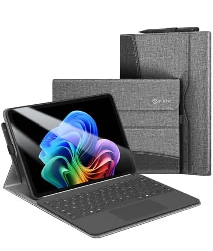 Fintie Protective Portfolio Case for Microsoft Surface Pro 12 inch (2025) | Multi-Angle Stand & Stylus Holder thumbnail 1