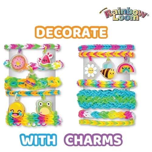 Rainbow Loom Mega Mighty Loom - 2400 Rubber Band Jewelry Craft Kit | Taller Pins for Complex Designs thumbnail 2