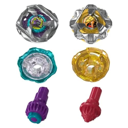 Beyblade X Calibur Samurai 6-70M BX & Obsidian Shell 3-85S BX | Dual Pack with 2 Right-Spinning Tops for Kids 8+ thumbnail 6