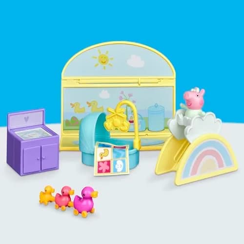 Peppa Pig Evie's Nursery Set with 1 Figure and 7 Accessories | Preschool Toy for Girls and Boys 3+ thumbnail 5