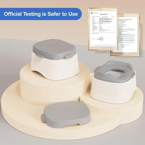 SRGAFIX 3-in-1 Potty Training Toilet | Toddler Potty Seat & Step Stool, Detachable, Safe & Portable thumbnail 6