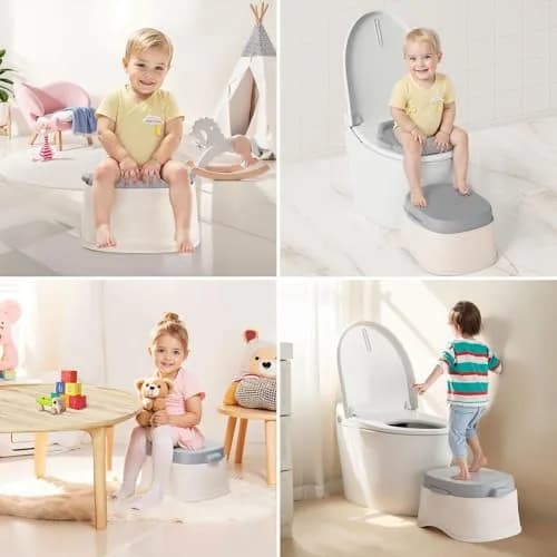 SRGAFIX 3-in-1 Potty Training Toilet | Toddler Potty Seat & Step Stool, Detachable, Safe & Portable thumbnail 7
