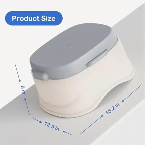 SRGAFIX 3-in-1 Potty Training Toilet | Toddler Potty Seat & Step Stool, Detachable, Safe & Portable thumbnail 2