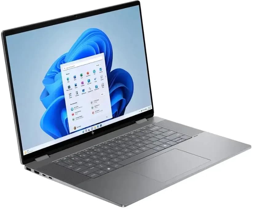 HP OmniBook X Flip 2-in-1 16" WUXGA Touchscreen Laptop | AMD Ryzen 5 220 |AMD Radeon 740M | Backlit | 8GB DDR5 | 512GB SSD | Meteor Silver | Windows 11 Pro thumbnail 4
