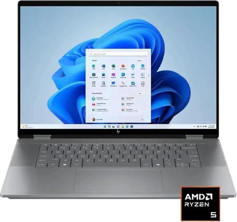 HP OmniBook X Flip 2-in-1 16" WUXGA Touchscreen Laptop | AMD Ryzen 5 220 |AMD Radeon 740M | Backlit | 8GB DDR5 | 512GB SSD | Meteor Silver | Windows 11 Pro thumbnail 6