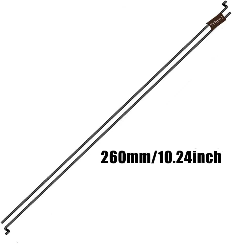 Yrhrol Adjustable Pushrod Connector Linkage Stopper 1.3mm + Z Push Rods 1.2x260mm + Nylon Control Horns | RC Airplane Parts Set - view 2