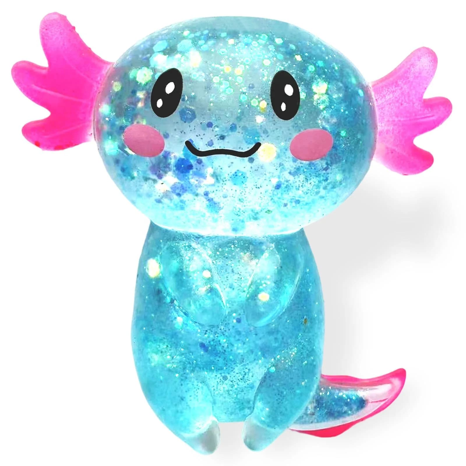 Puffwize Blue Axolotl Squishy Stress Toy | Non-Toxic & BPA-Free for Kids 3-6 - main product image