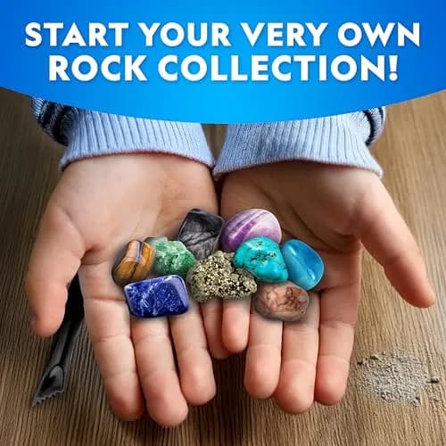 National Geographic Gigantic Gemstone Dig Kit with 50 Real Gemstones | STEM Toy for Kids thumbnail 3