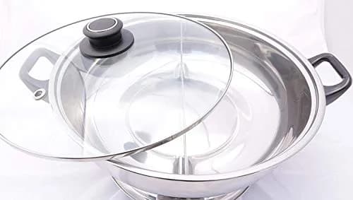 Sonya 5 Electric Dual-Sided Hot pot 30cm | Stainless Steel Shabu Shabu for Family & Entertaining thumbnail 5