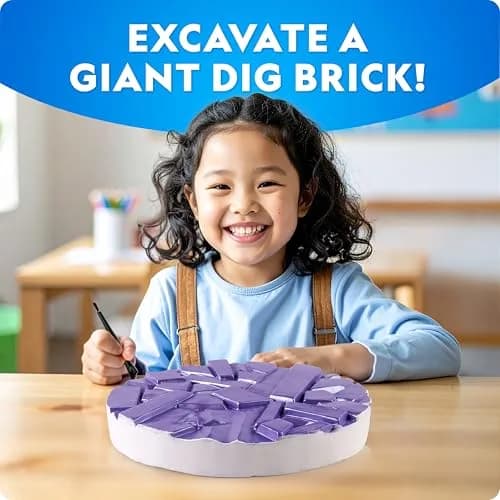 National Geographic Gigantic Gemstone Dig Kit with 100 Real Gems | STEM Learning Toy for Kids thumbnail 6