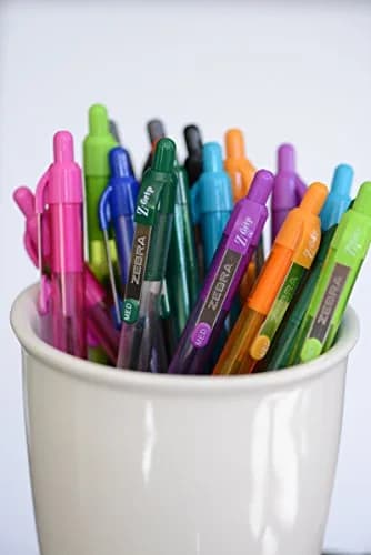 Zebra Pen Z-Grip Retractable Ballpoint Pen, Medium Point, 1.0mm | Smooth Ink Flow thumbnail 2