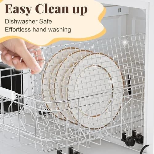 LIEMAND 2 PCS Grid Wire Baking Cooling Racks 25cm x 40cm (10" x 16") | Oven Safe Stainless Steel Cooling Rack for Baking & Roasting thumbnail 4