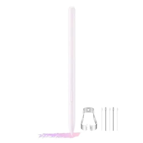 yelzoolny Galaxy Tab S9 FE S Pen Replacement Lavender | Air Command, Magnetic Attraction, Precision Tip thumbnail 1