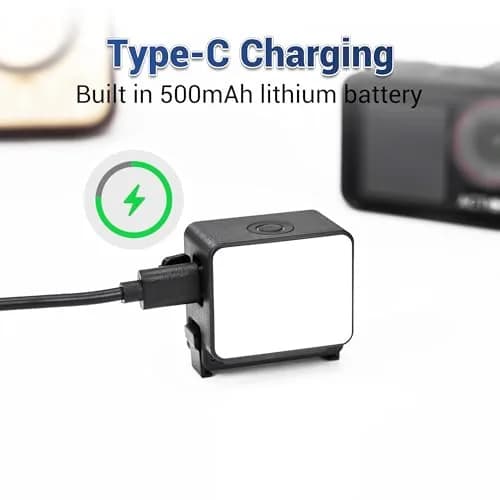 JJC Magnetic LED Light for DJI Osmo Action 5Pro 4 3 | Waterproof, SOS Mode, Rechargeable thumbnail 7