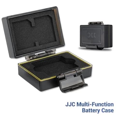 JJC Camera Battery & Memory Card Storage Case for Olympus TG-7 Ricoh GR3, 2 SD Slots + 1 Battery Slot | Water-Resistant & Durable thumbnail 7