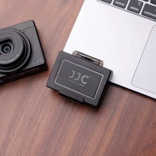 JJC Camera Battery & Memory Card Storage Case for Olympus TG-7 Ricoh GR3, 2 SD Slots + 1 Battery Slot | Water-Resistant & Durable thumbnail 8