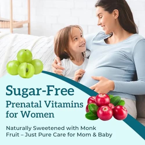 Quorinthiumax Prenatal Gummies Sugar Free 90 Count | Vegan, DHA & Probiotics Support for Expecting Moms thumbnail 6