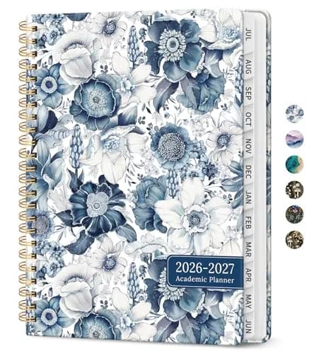 Taja Academic Planner 2026-2027, July 2026 - June 2027, 8.5 x 11 Inches | Monthly & Weekly Layouts for Students & Professionals thumbnail 1