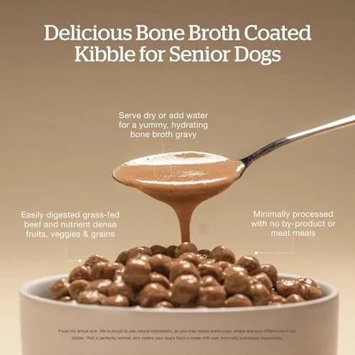Now Fresh Good Gravy All Breed Senior Dry Dog Food, Grass-Fed Beef, 3.5 lb | Supports Joint & Weight thumbnail 4