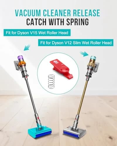ULXIOM Vacuum Cleaner Release Catch with Spring Kit for Dyson V12 V15 Slim | Durable ABS Fit thumbnail 2