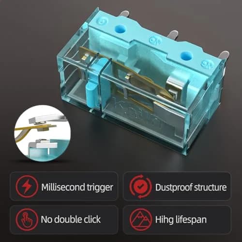 RunJRX 10Pcs Kailh GM8.0 Upgrade V2 Mouse Micro Switches | Gaming Mouse Switches thumbnail 5