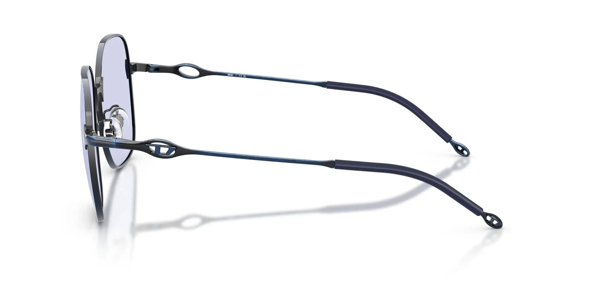 Diesel DL1010D Square Sunglasses 55 mm (2.17 in) | UV Protection - view 3