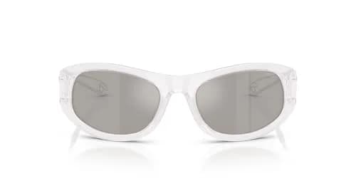 Diesel DL2007U Cat Eye Sunglasses 57 mm | Mirrored Silver UV Protection thumbnail 1