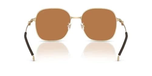 Diesel DL1010D Square Sunglasses Matte Gold/Brown 58 mm | Authentic Import for India thumbnail 4