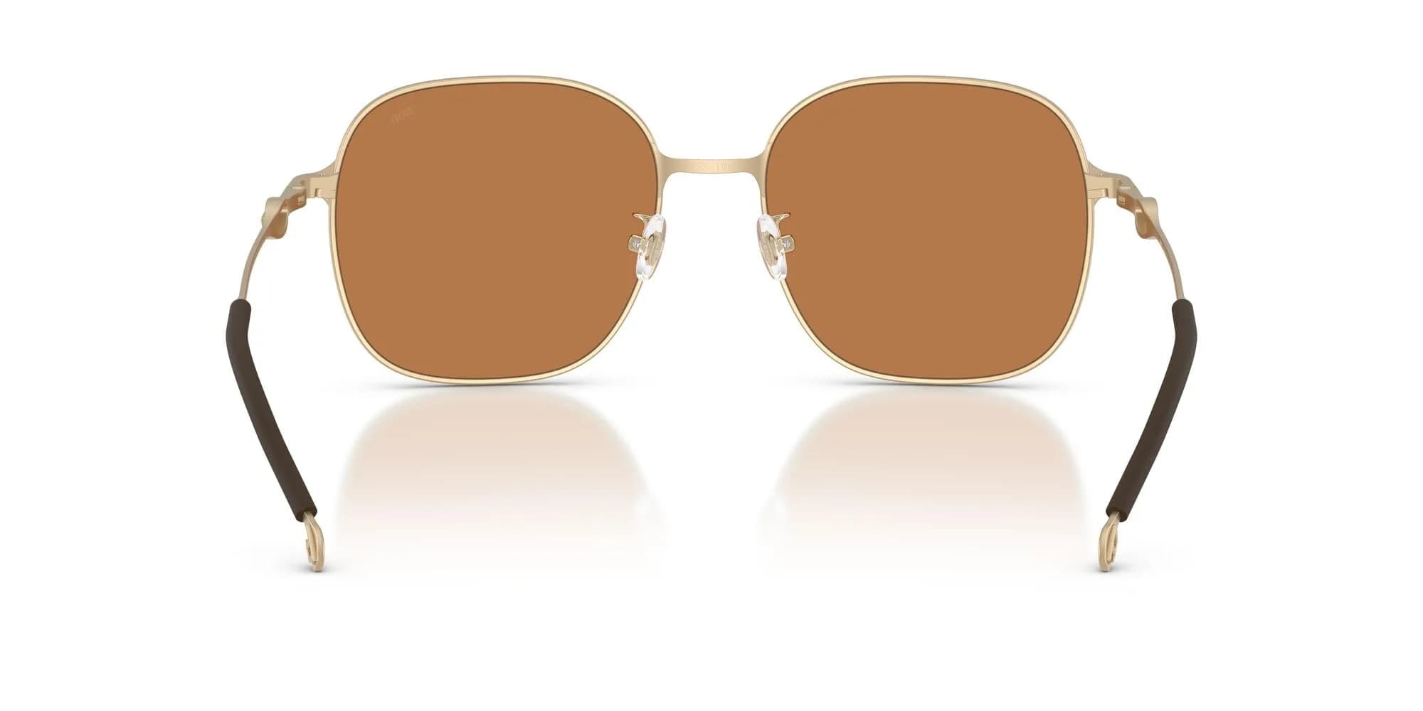 Diesel DL1010D Square Sunglasses Matte Gold/Brown 58 mm | Authentic Import for India - view 4