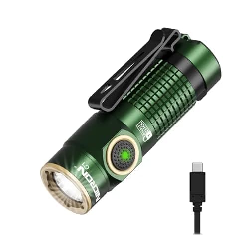 NICRON C1 EDC Rechargeable Flashlight 1200 Lumens | Compact, Waterproof & Magnetic for Camping & Daily Use thumbnail 1