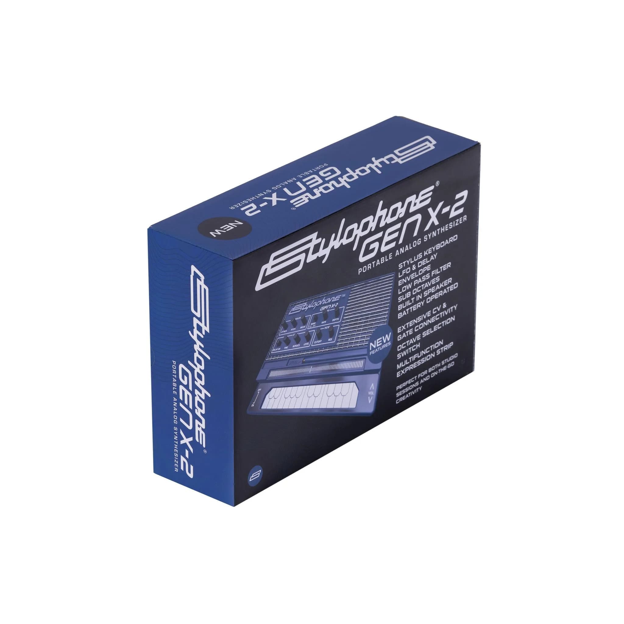 Stylophone GENX-2 Portable Analogue Synthesizer with Built-in Speaker, LFO, Filter, Analogue Delay and CV/Gate Output | Two Octaves - view 4