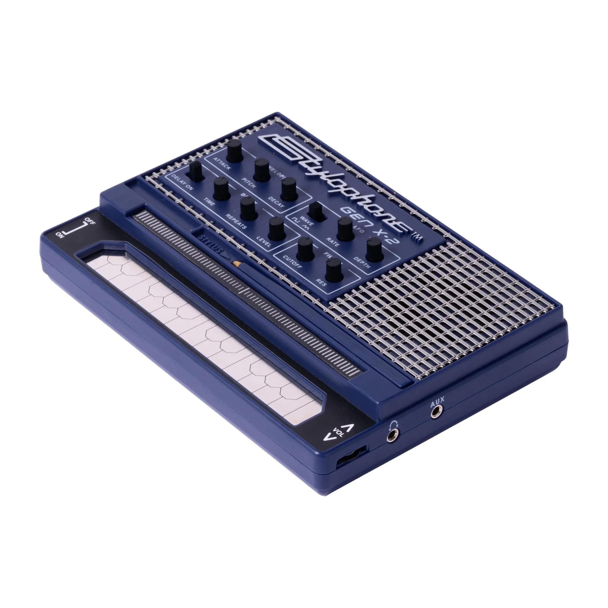 Stylophone GENX-2 Portable Analogue Synthesizer with Built-in Speaker, LFO, Filter, Analogue Delay and CV/Gate Output | Two Octaves - view 2