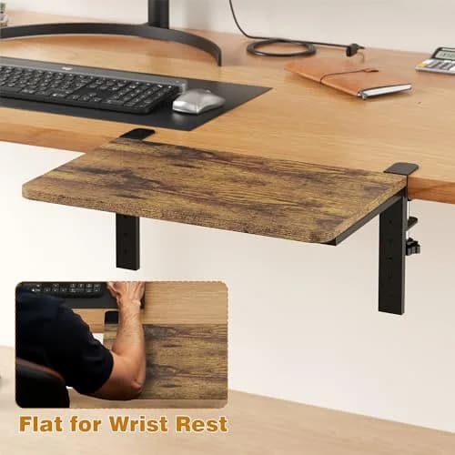 ART-GIFTREE Clamp-On Desk Shelf 38.1 cm (15 inch) | Height-Adjustable Monitor Stand with 20kg Load Capacity thumbnail 6
