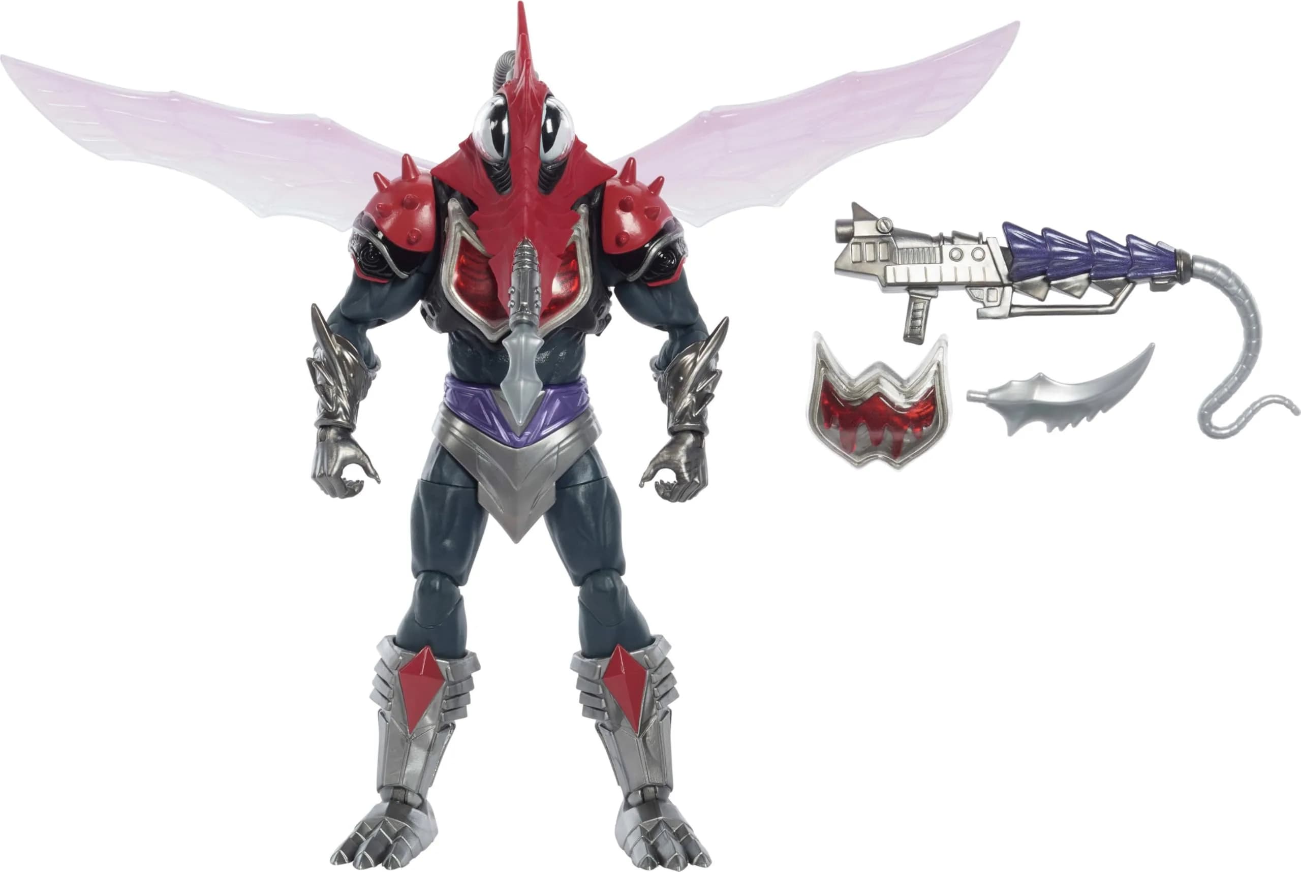 Masters of the Universe Masterverse New Eternia Mosquitor Action Figure | 7-inch Collectible with 30 Points of Articulation — Multicolor