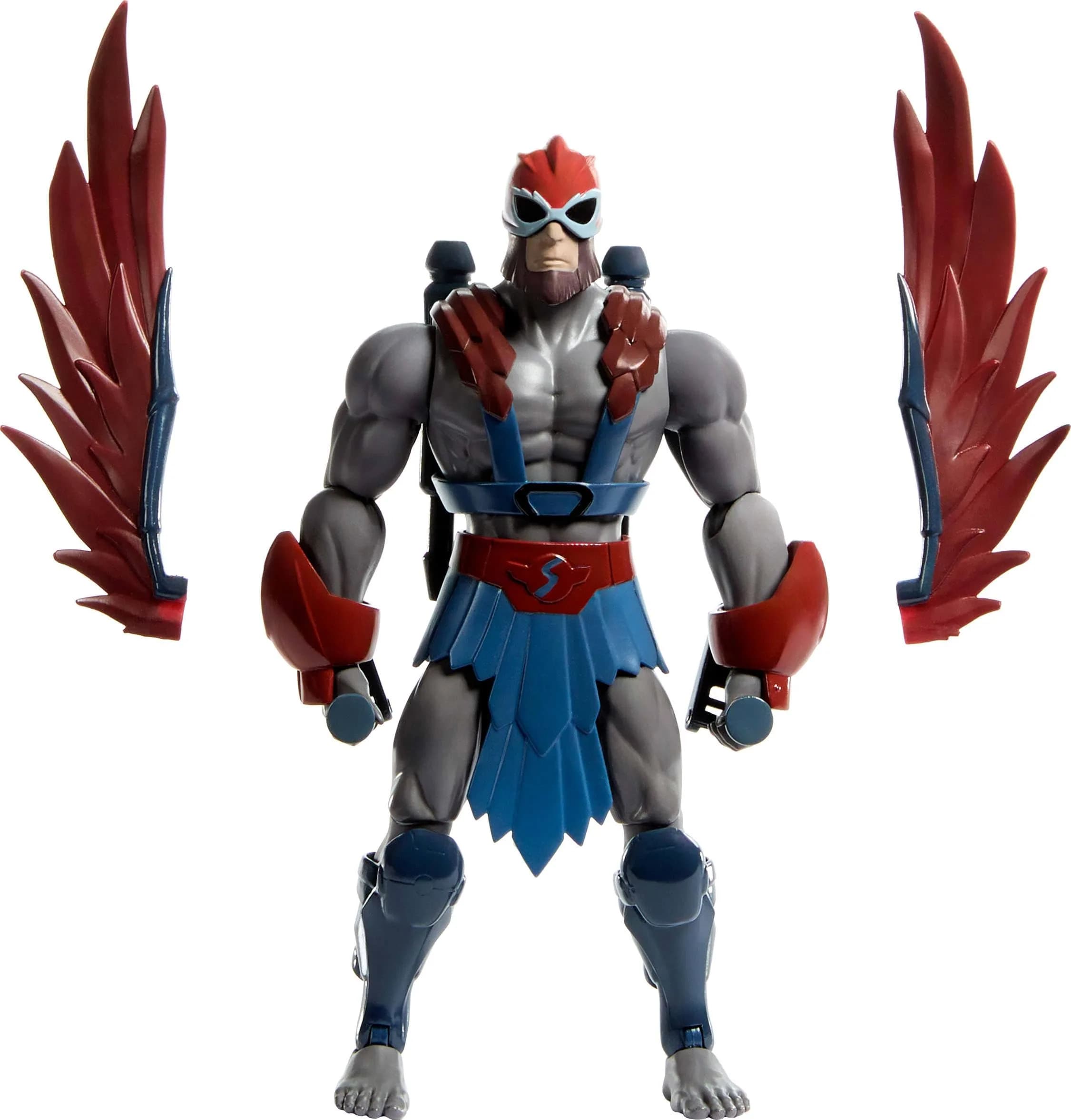 Masters of the Universe Origins Stratos Action Figure 5.5 Inch Scale | 16 Points of Articulation & Wing Attachments - main product image
