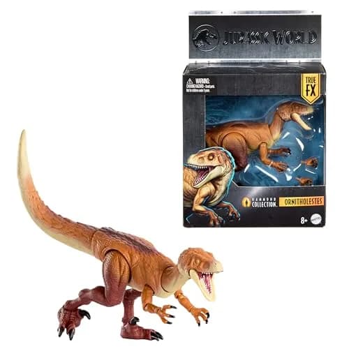 Mattel Jurassic World Hammond Collection Ornitholestes Figure 7.48 cm (2.95 in) | ASTM-Tested Toy Figure thumbnail 1